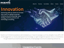 Tablet Screenshot of maantic.com